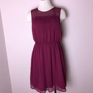 Loft Merlot Dress EXC cond!